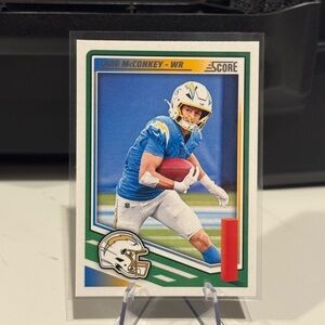 🔥 2025 Ladd McConkey Panini Score Card. Los Angeles Chargers
